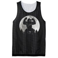 Cool King Kong Monster Full Moon Mesh Reversible Basketball Jersey Tank