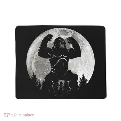 Cool King Kong Monster Full Moon Mousepad