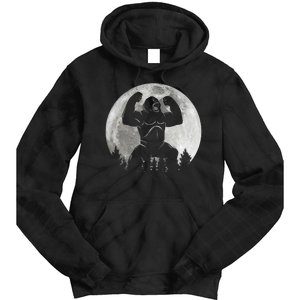 Cool King Kong Monster Full Moon Tie Dye Hoodie