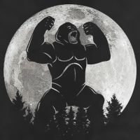 Cool King Kong Monster Full Moon Hat