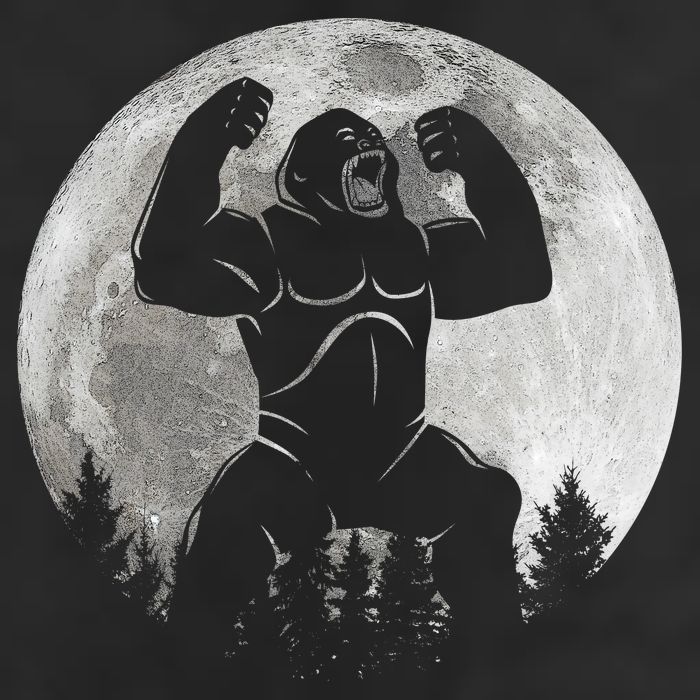 Cool King Kong Monster Full Moon Hat