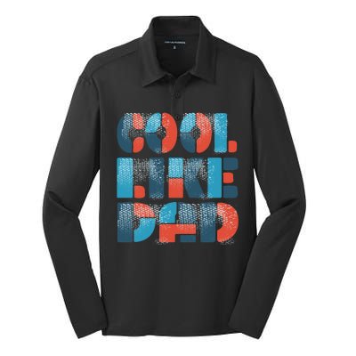 Cool Like Dad Silk Touch Performance Long Sleeve Polo