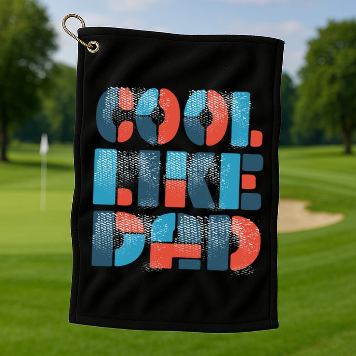 Cool Like Dad Golf Towel