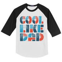 Cool Like Dad Kids Colorblock Raglan Jersey