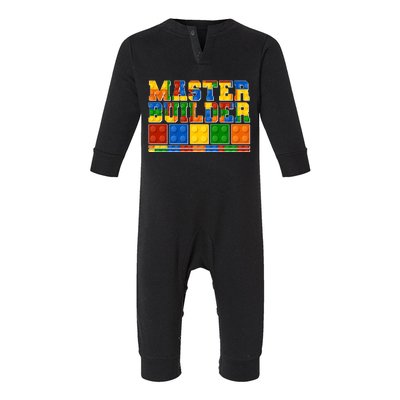 Cool Master Builder Lego Fan Infant Fleece One Piece