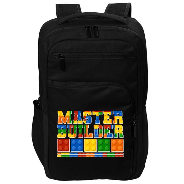 Cool Master Builder Lego Fan Impact Tech Backpack