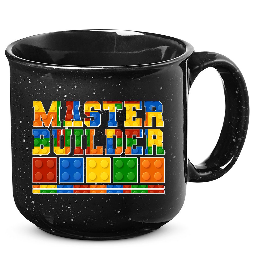 Cool Master Builder Lego Fan 15oz Campfire Ceramic Mug