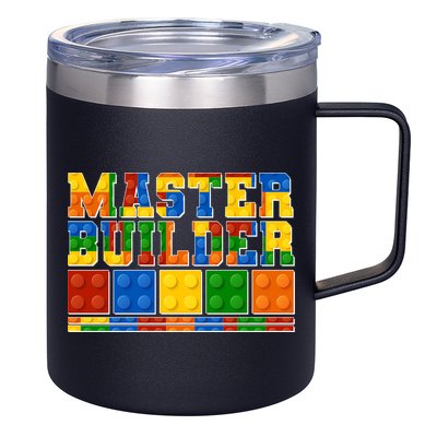 Cool Master Builder Lego Fan 12oz Stainless Steel Coffee Mug
