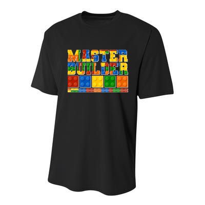 Cool Master Builder Lego Fan Youth Performance Sprint T-Shirt