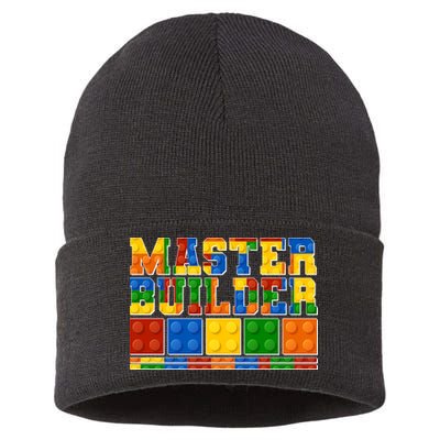 Cool Master Builder Lego Fan Sustainable Knit Beanie