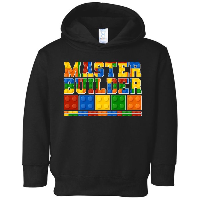 Cool Master Builder Lego Fan Toddler Hoodie