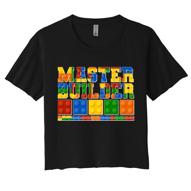 Cool Master Builder Lego Fan Women's Crop Top Tee