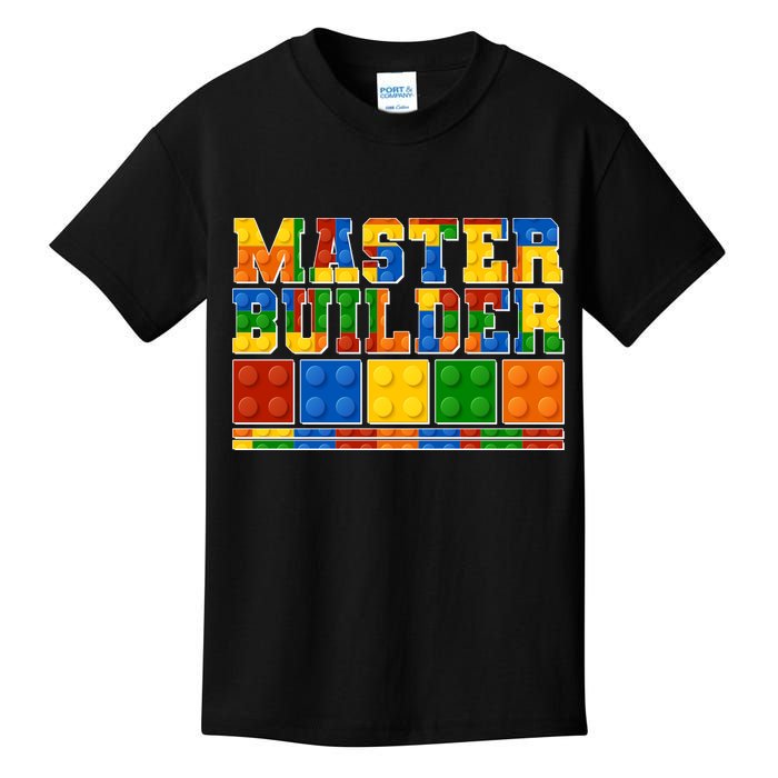 Cool Master Builder Lego Fan Kids T-Shirt
