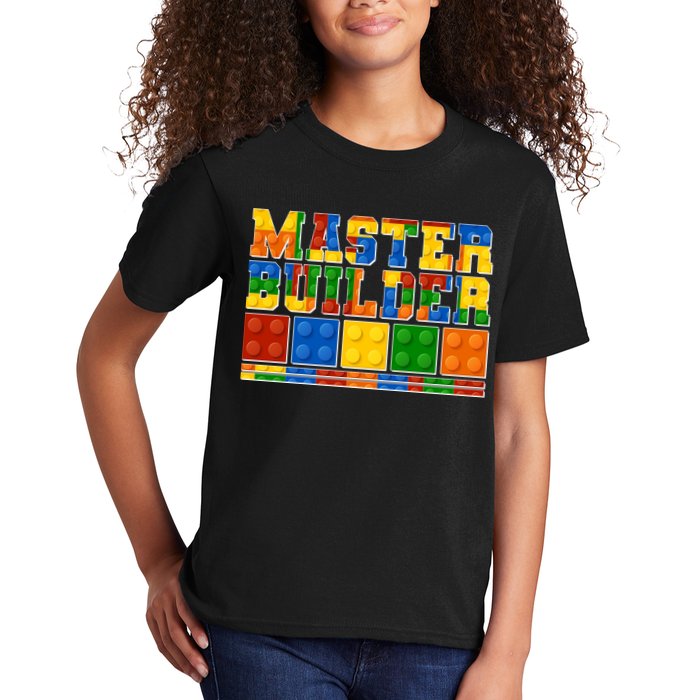 Cool Master Builder Lego Fan Kids T-Shirt