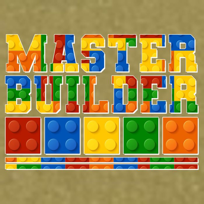 Cool Master Builder Lego Fan Garment-Dyed Women's Muscle Tee