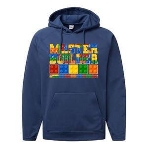 Cool Master Builder Lego Fan Performance Fleece Hoodie