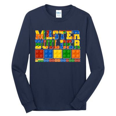 Cool Master Builder Lego Fan Tall Long Sleeve T-Shirt