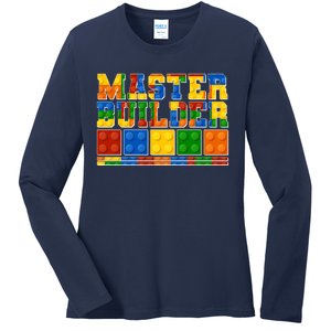 Cool Master Builder Lego Fan Ladies Long Sleeve Shirt