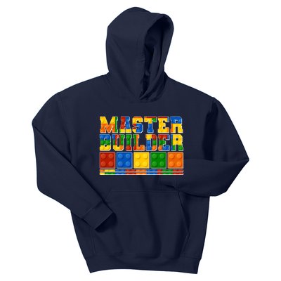 Cool Master Builder Lego Fan Kids Hoodie