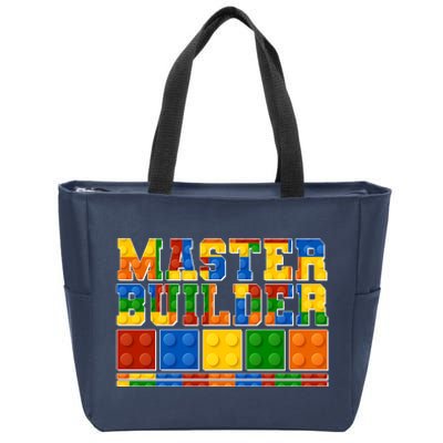 Cool Master Builder Lego Fan Zip Tote Bag