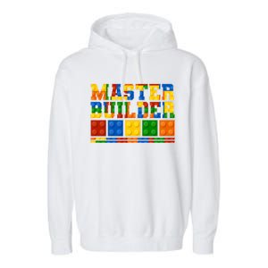 Cool Master Builder Lego Fan Garment-Dyed Fleece Hoodie