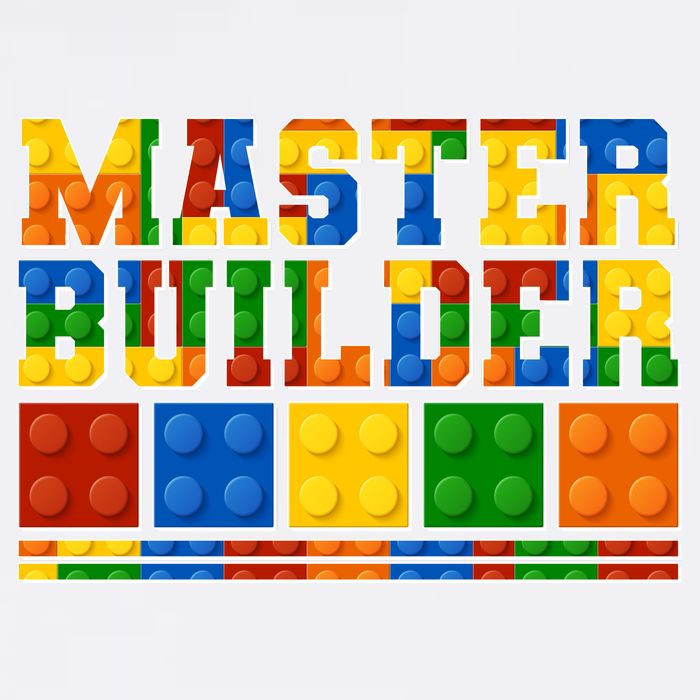 Cool Master Builder Lego Fan Garment-Dyed Sweatshirt