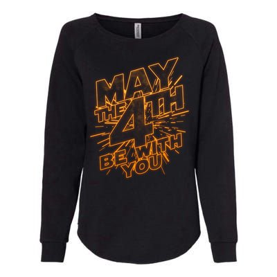 Cool May the 4th Be With You  Womens California Wash Sweatshirt