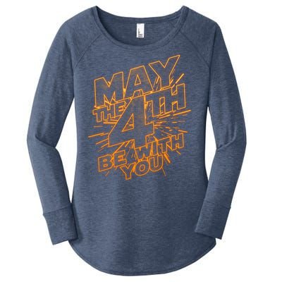 Cool May the 4th Be With You  Women's Perfect Tri Tunic Long Sleeve Shirt