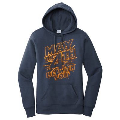 Cool May the 4th Be With You  Women's Pullover Hoodie