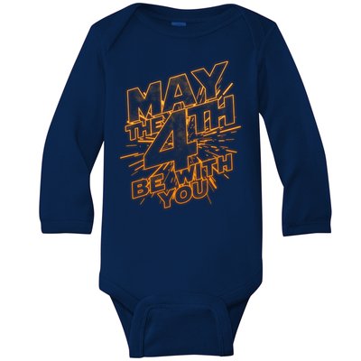 Cool May the 4th Be With You  Baby Long Sleeve Bodysuit