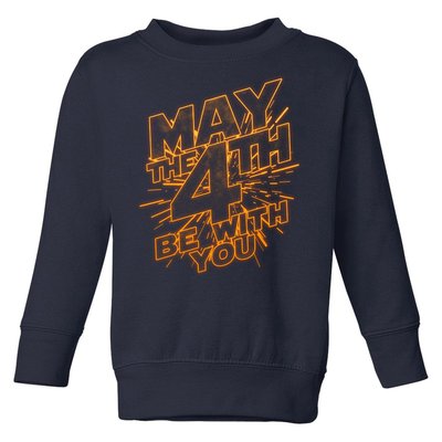 Cool May the 4th Be With You  Toddler Sweatshirt