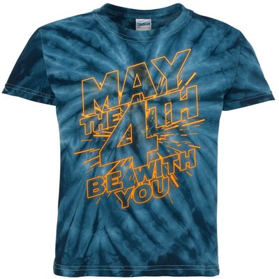 Cool May the 4th Be With You  Kids Tie-Dye T-Shirt