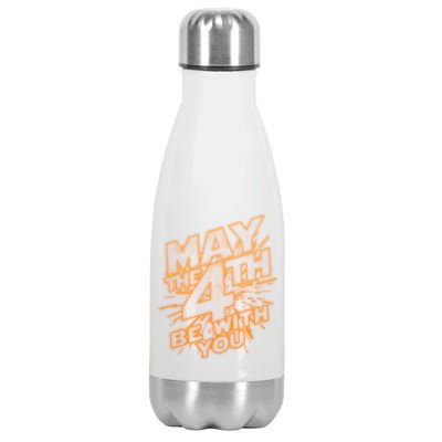 Cool May the 4th Be With You  Stainless Steel Insulated Water Bottle