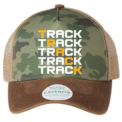 Cool Modern Track & Field Pattern Legacy Tie Dye Trucker Hat