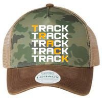 Cool Modern Track & Field Pattern Legacy Tie Dye Trucker Hat