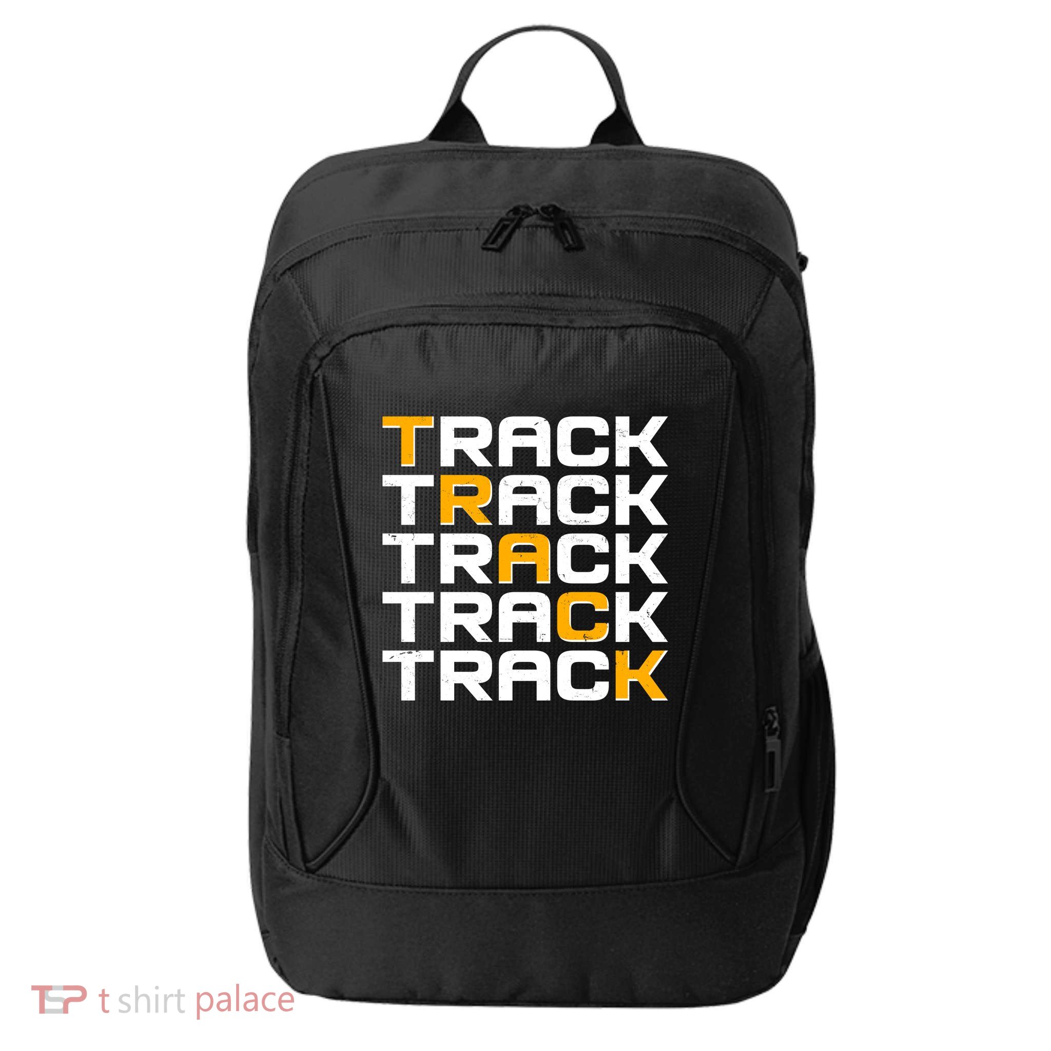 Cool Modern Track & Field Pattern City Backpack