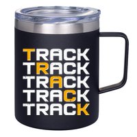 Cool Modern Track & Field Pattern 12oz Stainless Steel Coffee Mug
