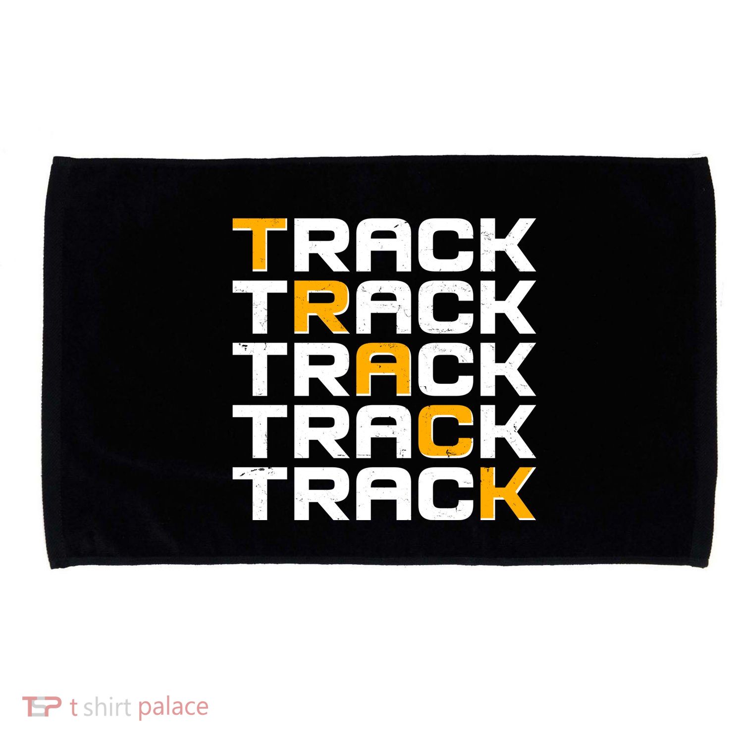Cool Modern Track & Field Pattern Microfiber Hand Towel