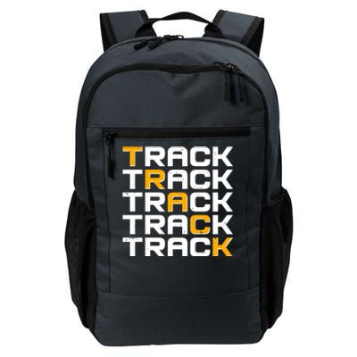 Cool Modern Track & Field Pattern Daily Commute Backpack