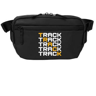 Cool Modern Track & Field Pattern Crossbody Pack