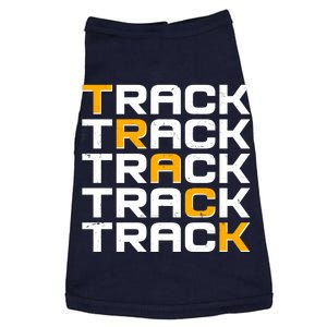 Cool Modern Track & Field Pattern Doggie Tank