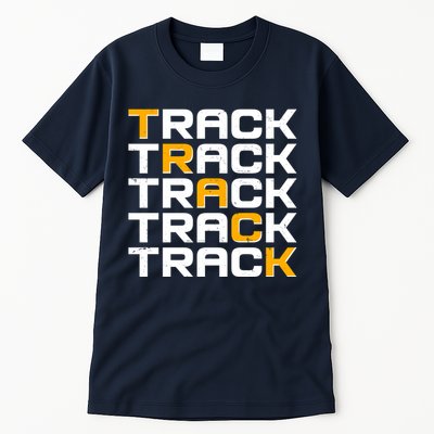 Cool Modern Track & Field Pattern Tall T-Shirt