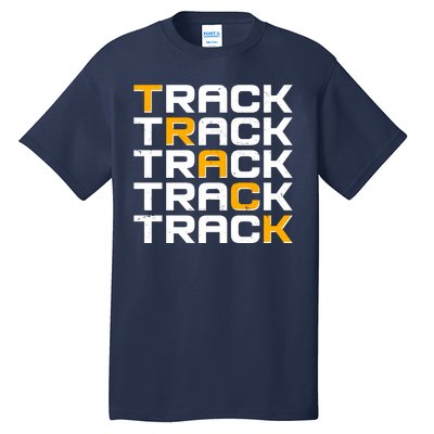 Cool Modern Track & Field Pattern Tall T-Shirt