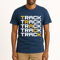 Cool Modern Track & Field Pattern Tall T-Shirt