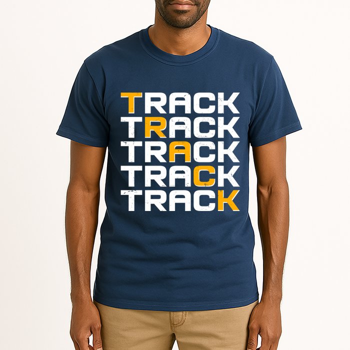 Cool Modern Track & Field Pattern Tall T-Shirt