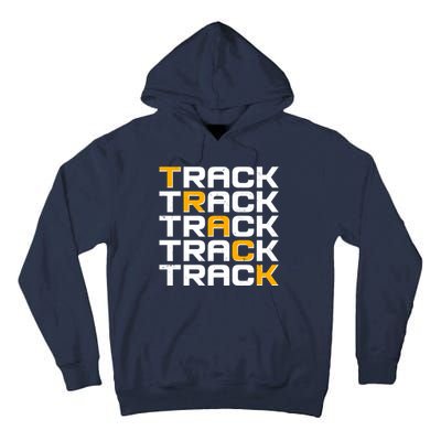 Cool Modern Track & Field Pattern Tall Hoodie