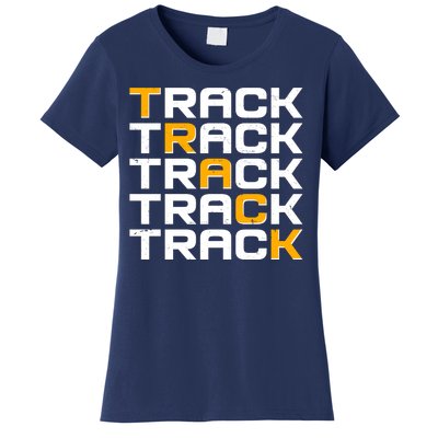 Cool Modern Track & Field Pattern Women's T-Shirt