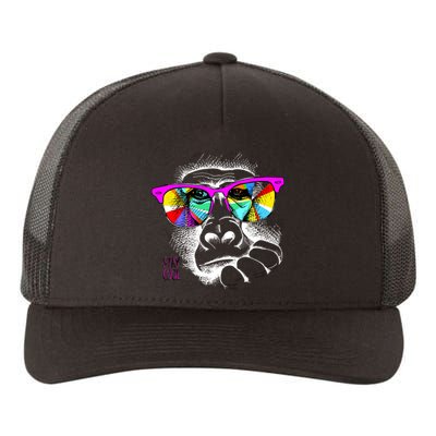 Cool Monkey Yupoong Adult 5-Panel Trucker Hat