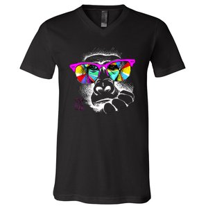 Cool Monkey V-Neck T-Shirt