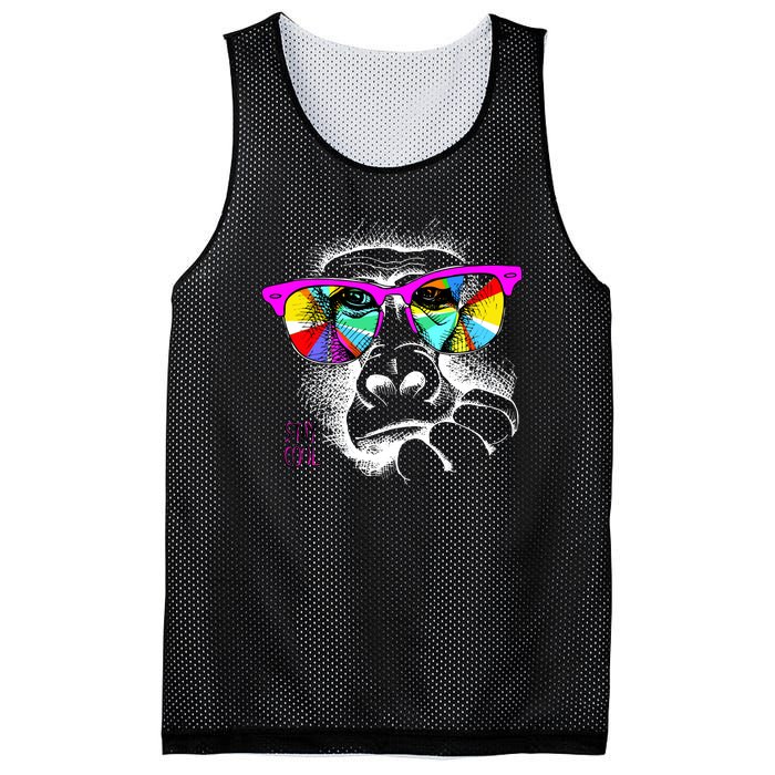 Cool Monkey Mesh Reversible Basketball Jersey Tank